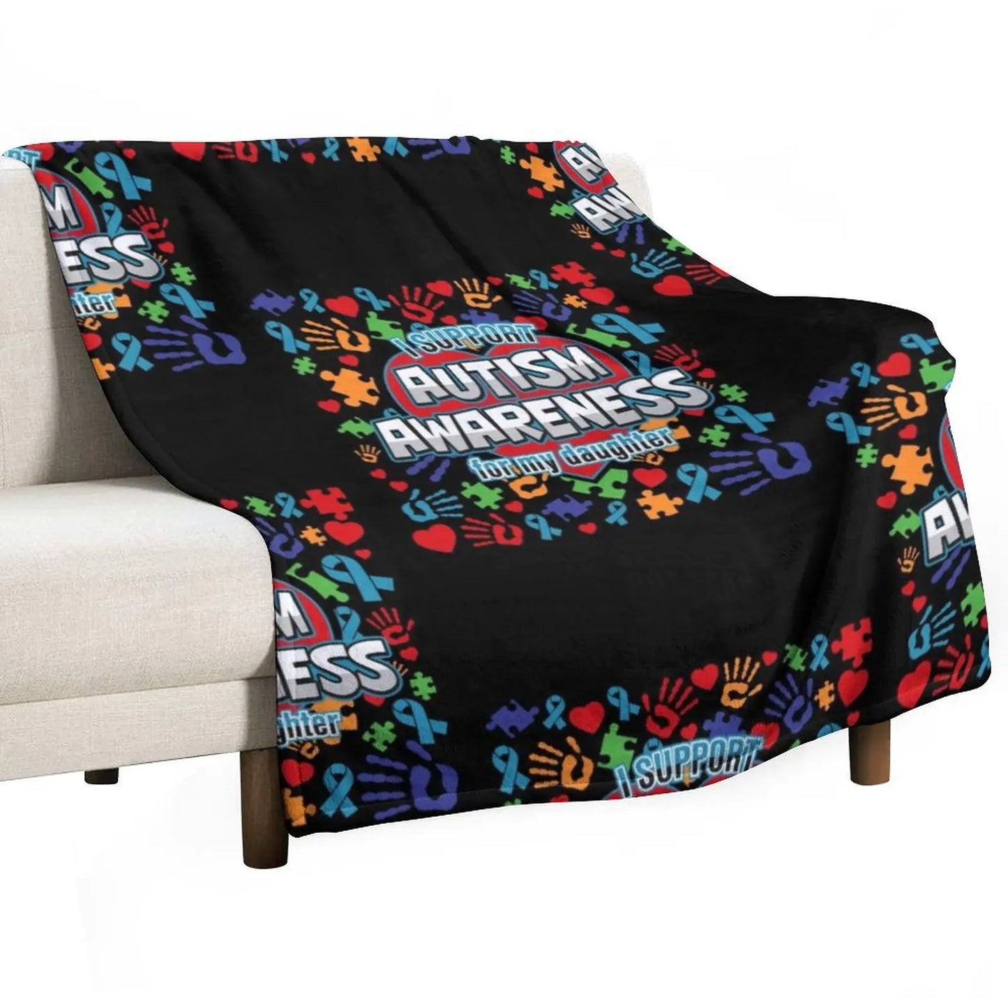 Autism Awareness Throw Blanket Luxury St Luxury Weighted Sofa Blankets